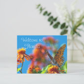 Florida Butterly Briefkaart (Staand voorkant)