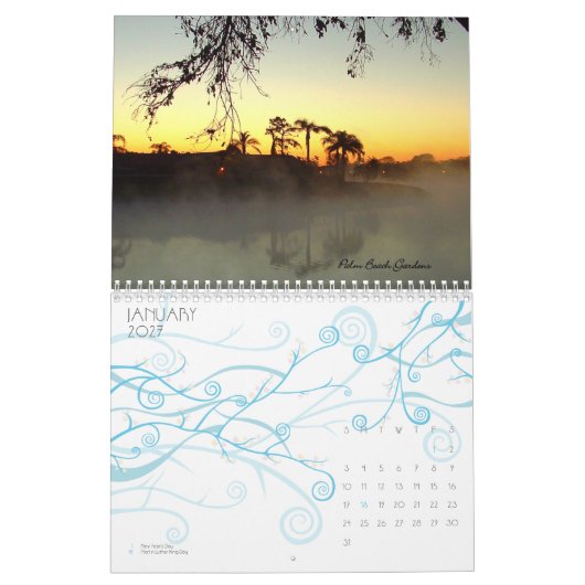 Florida Calendar Kalender (Jan 2027)