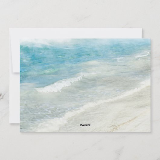 FLORIDA CHRISTMAS KAART | VAKANTIE STRAND FOTOKAAR (Achterkant)