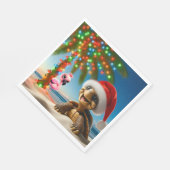 FLORIDA CHRISTMAS PARTY NAPKINS SERVET (Hoek)