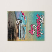 Florida City Vintage-poster Legpuzzel (Horizontaal)