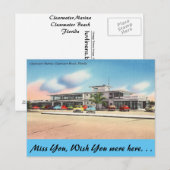 Florida, Clearwater Marina, Clearwater Beach Briefkaart (Voorkant / Achterkant)