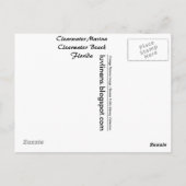Florida, Clearwater Marina, Clearwater Beach Briefkaart (Achterkant)