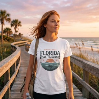 Florida Coastal Sunset Heritage T-shirt
