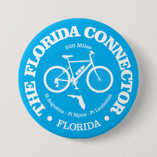 Florida Connector Trail (fietsen) Ronde Button 7,6 Cm