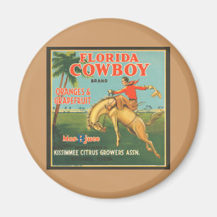 Florida Cowboy Magneet