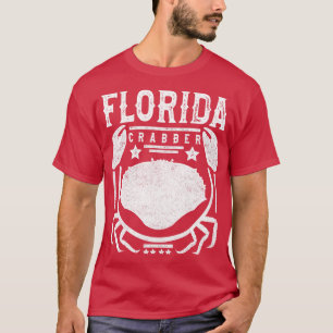 Florida Crabber Floridian Crabbing Stone Crab Fish T-shirt