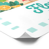 Florida de Sunshine State Verenigde Staten Zomer R Poster (Hoek)