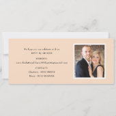 Florida Destination Wedding Ticket Boarding Pass Kaart (Achterkant)