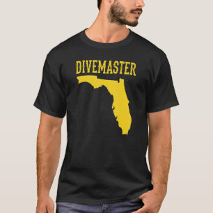 Florida Divemaster Duik Instructeur Duiken Vlag T-shirt