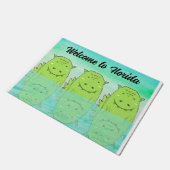 Florida Doormat met Alligators Deurmat (Schuin)