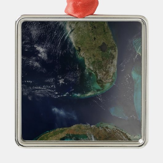 Florida en Cuba Metalen Ornament (Voorkant)