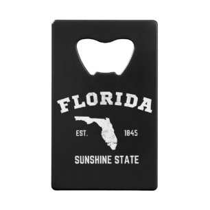 Florida Est 1845 Sunshine State Kredietkaart Flessenopener