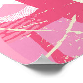 Florida Everglades Flamant rose affiche de voyage (Coin)