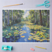 Florida Everglades River Bomen Schilderen Decoupag Tissuepapier (Craft)