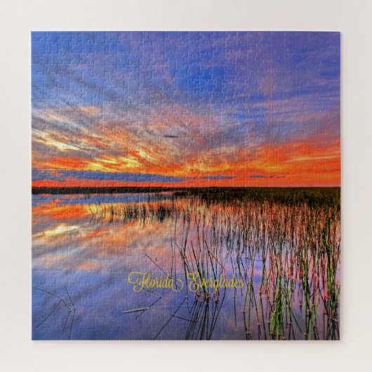 Florida Everglades, schilderachtig panorama, Legpuzzel (Verticaal)