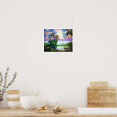 Florida Everglades Wind Painting Poster (Keuken)