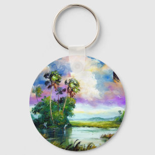 Florida Everglades Wind Sleutelhanger