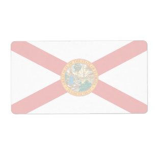 Florida Faint Flag Verzendlabel