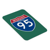 Florida FL I-95 Interstate Highway Shield - Magneet (Rechterzijde)