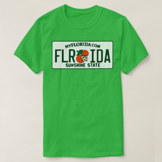 Florida FL Licentie Bord Classic T-shirt (Design voorkant)