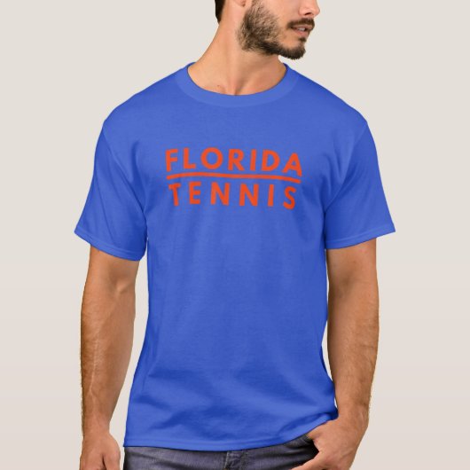 Florida FL Tennis Fans Gator State Pride T-shirt (Voorkant)