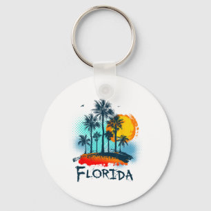 Florida Fl Zomer Miami Sfeer Strand Zonneschijn St Sleutelhanger