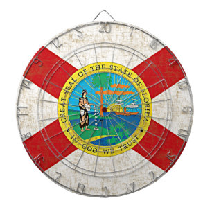 FLORIDA FLAG Dart Board Dartbord