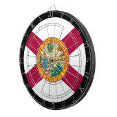 Florida Flag Dartboard & Florida-/USA-spelraad Dartbord (Voorkant Rechts)