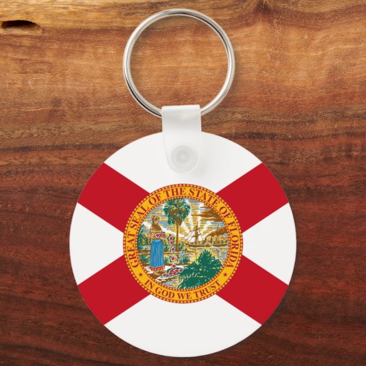 Florida Flag Sleutelhanger (Voorkant)