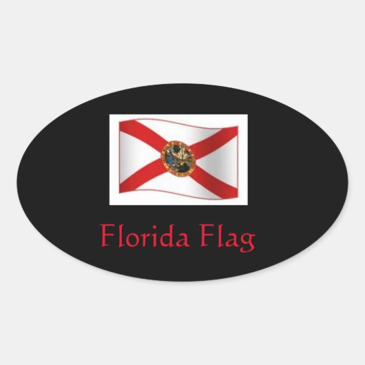 Florida Flag Sticker (Voorkant)