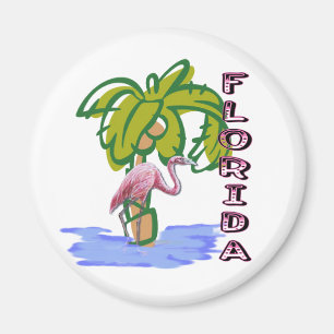 Florida Flamingo Magneet