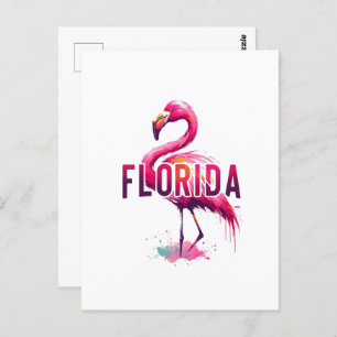 Florida, Flamingo, Postcrossing Briefkaart