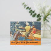 Florida, Ft. Lauderdale, Sailfish Briefkaart (Staand voorkant)