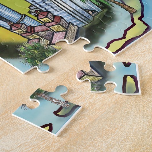 Florida Fun Map Legpuzzel (Zijkant)