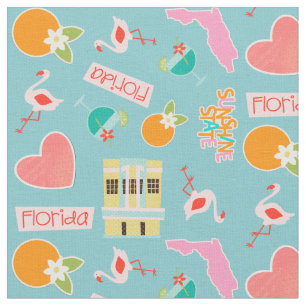 Florida Fun Pattern Stof