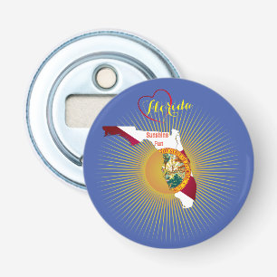 Florida Fun Promotie Button Flesopener