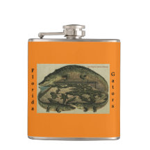 Florida Gators Flask. Vinyl verpakt