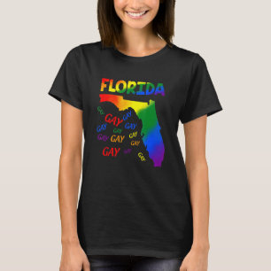Florida Gay say Gay Say Love Blijf Proud Lgbetq Ga T-shirt