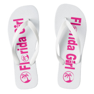 Florida Girl teenslippers, brede bandjes Teenslippers