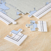 Florida Golfkust Nautical puzzle map Legpuzzel (Zijkant)