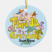 Florida Grandma Keramisch Ornament (Voorkant)