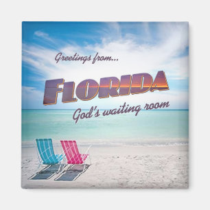 Florida grappige fridge magnet magneet