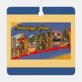 Florida Greetings Metalen Ornament