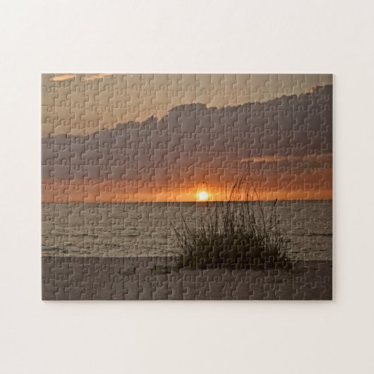 Florida Gulf Coast Beach Sunset - 11x14 - 252 pc Legpuzzel (Horizontaal)