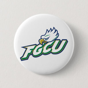 Florida Gulf Coast University   FGCU Azul Eagles Ronde Button 5,7 Cm