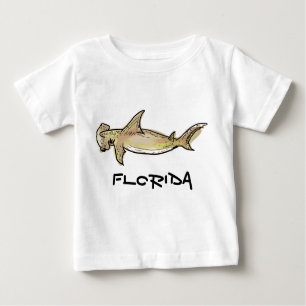 Florida hammerhead shark baby shirt