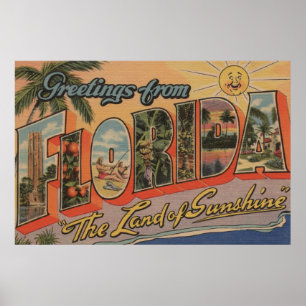 Florida - Het land van de zon Poster
