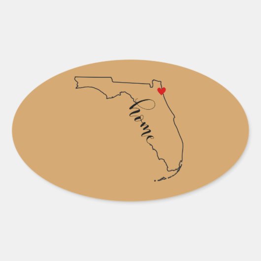 Florida Home Jacksonville Sticker (Voorkant)