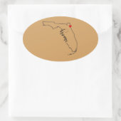 Florida Home Sticker Jacksonville (Sac)